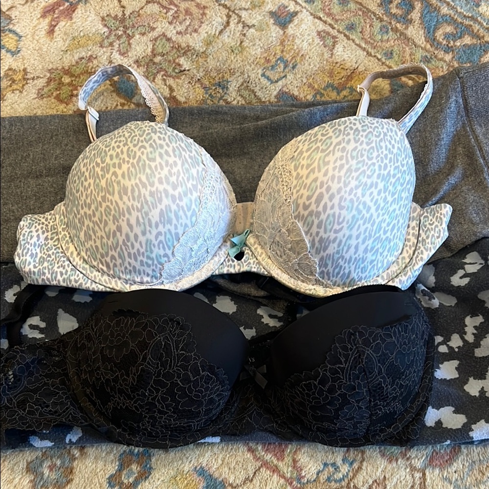 Women's Intimates Set - Black and Cream